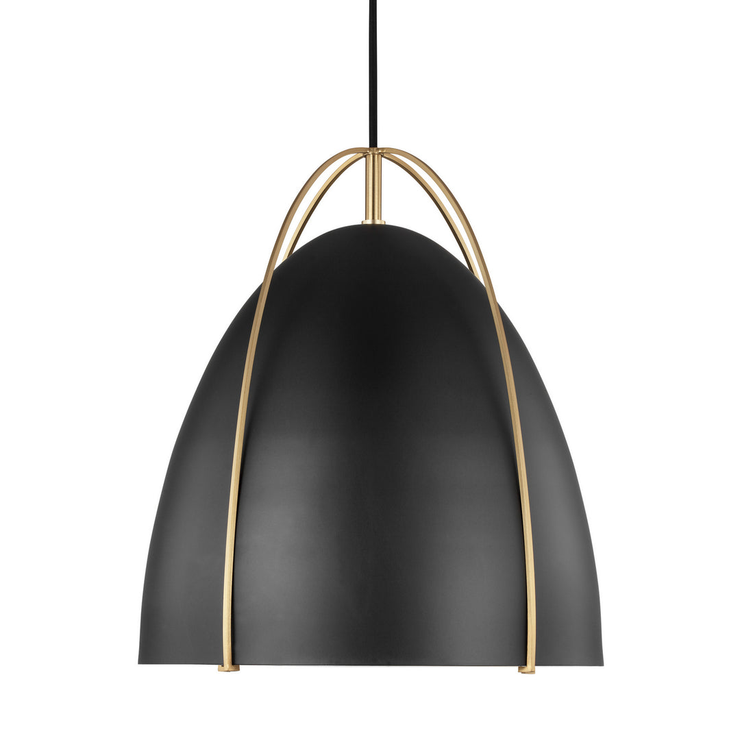 Visual Comfort Studio Canada - 6551701-848 - One Light Pendant - Norman - Satin Brass