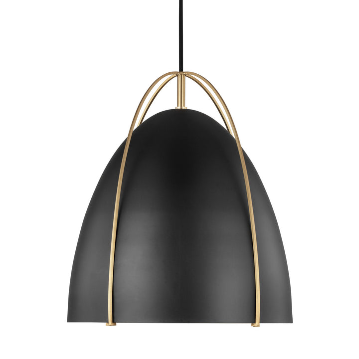 Visual Comfort Studio Canada - 6551701-848 - One Light Pendant - Norman - Satin Brass