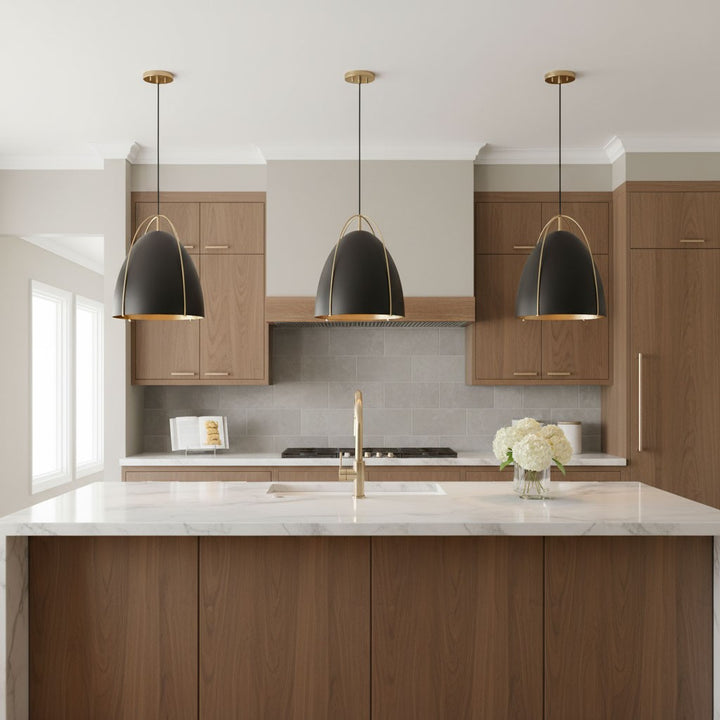 Visual Comfort Studio Canada - 6551701-848 - One Light Pendant - Norman - Satin Brass