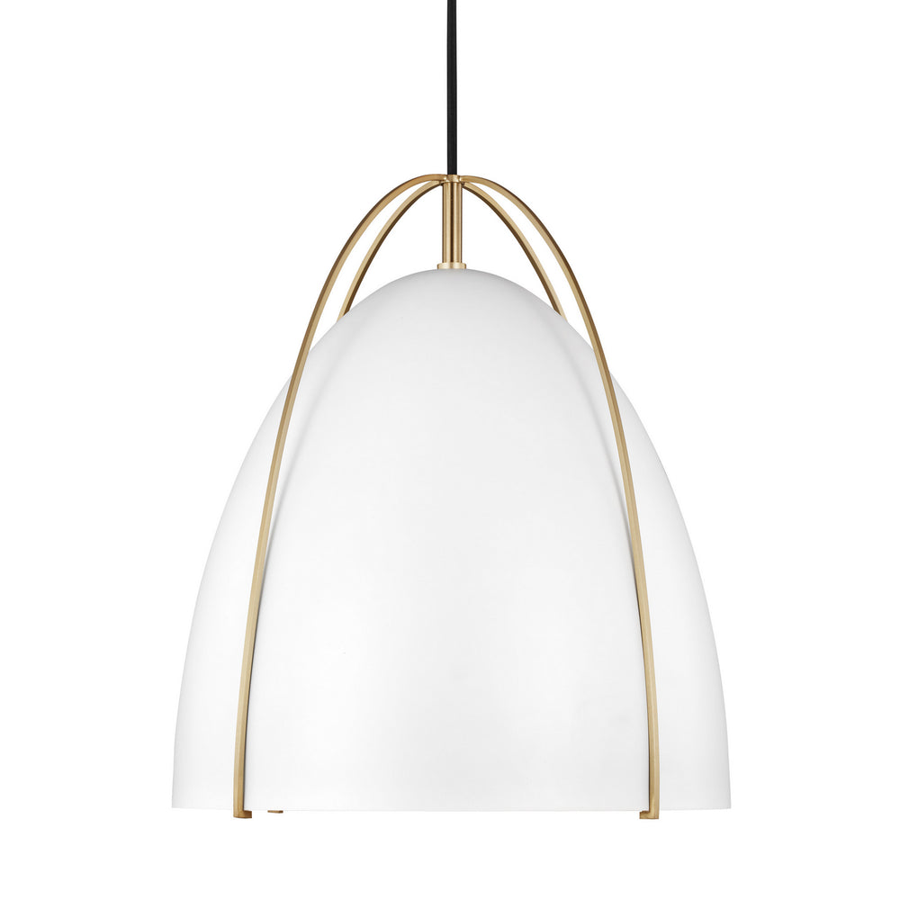 Visual Comfort Studio Canada - 6551801-848 - One Light Pendant - Norman - Satin Brass
