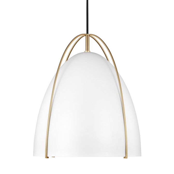 Visual Comfort Studio Canada - 6551801-848 - One Light Pendant - Norman - Satin Brass