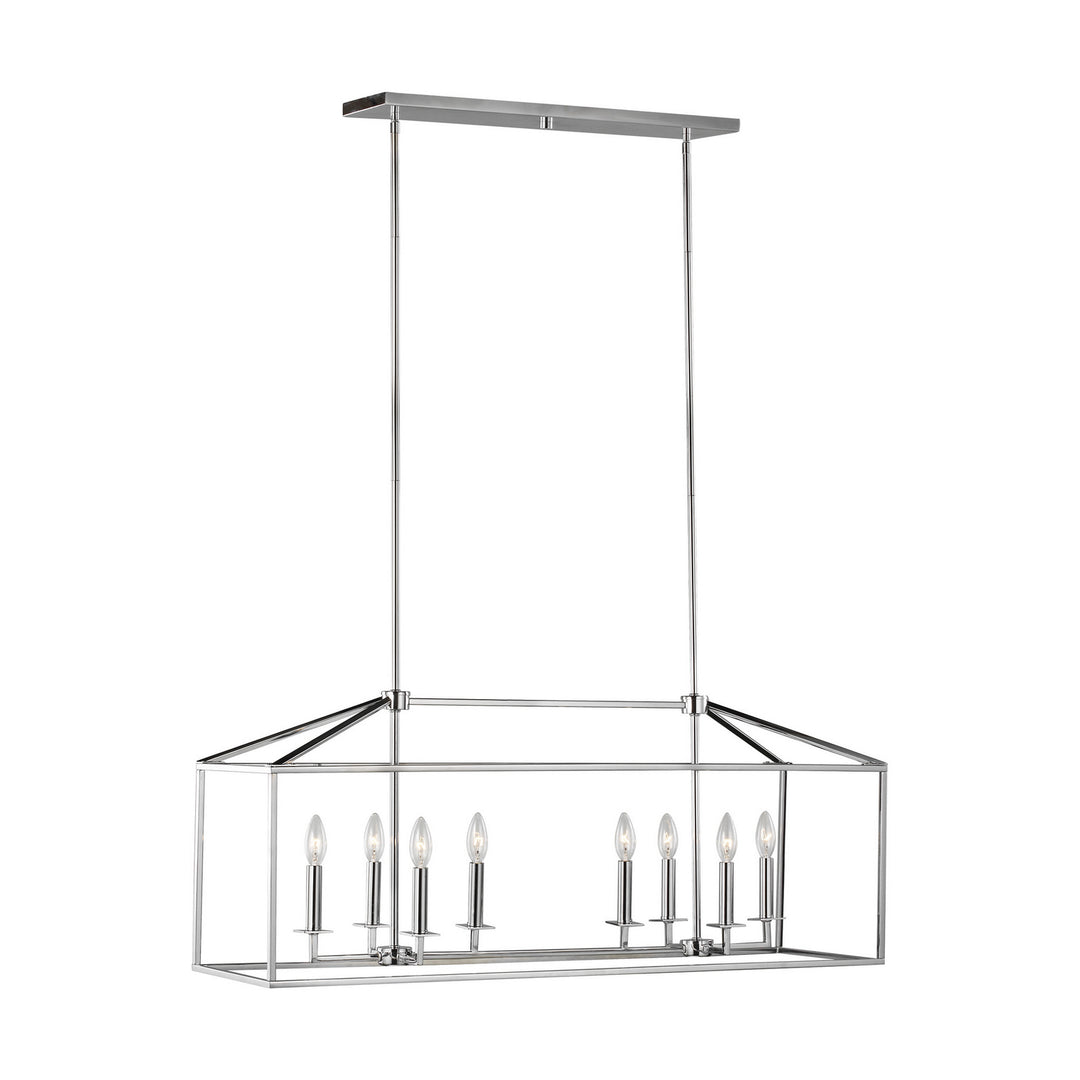 Generation Lighting Canada - 6615008-05 - Eight Light Island Pendant - Perryton - Chrome