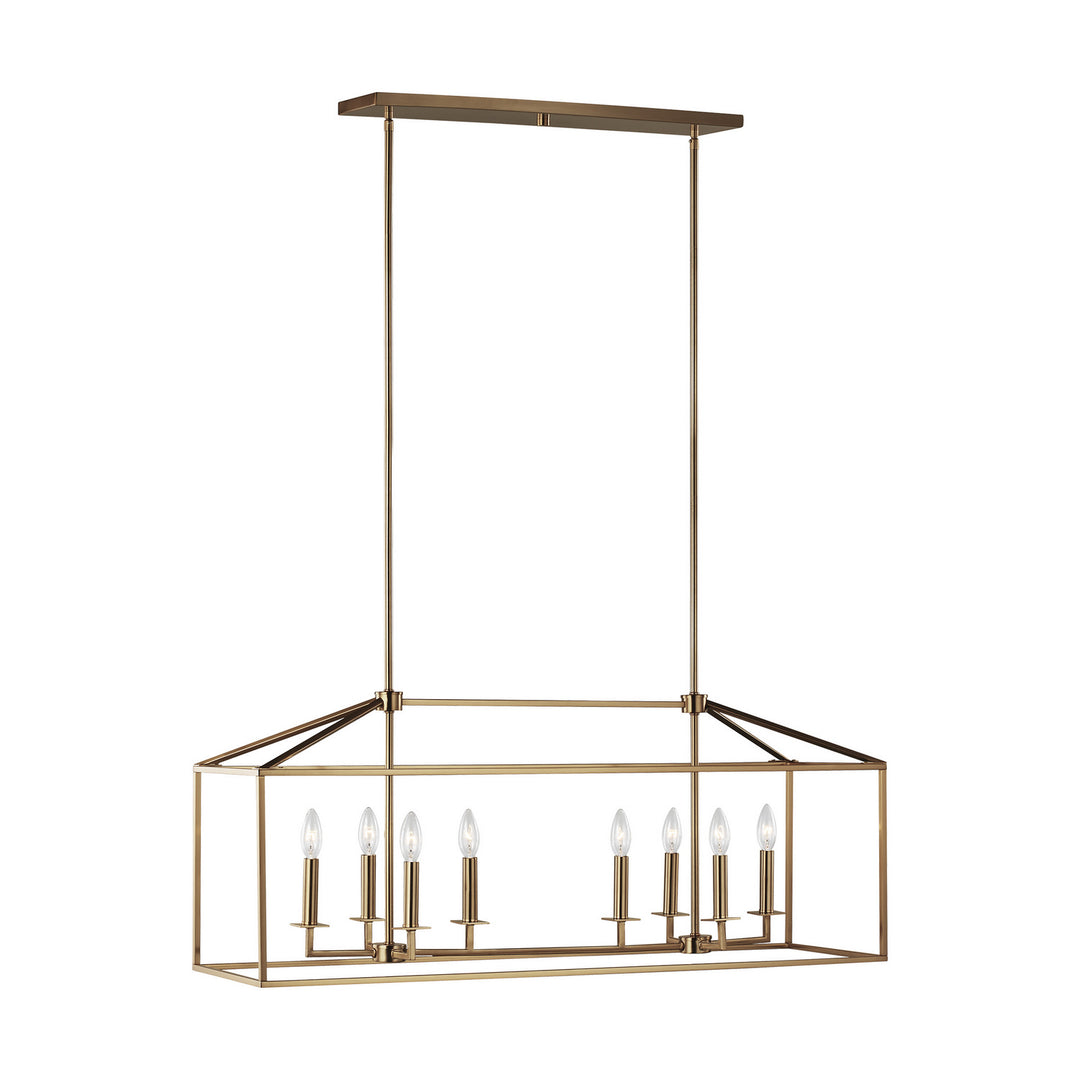 Generation Lighting Canada - 6615008-848 - Eight Light Island Pendant - Perryton - Satin Brass