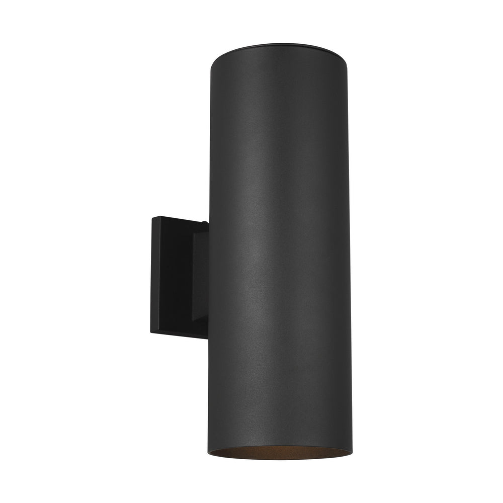 Visual Comfort Studio Canada - 8313802-12 - Two Light Outdoor Wall Lantern - Outdoor Cylinders - Black
