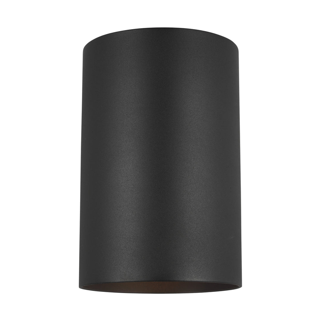 Outdoor Cylinders One Light Outdoor Wall Lantern in Black - available from The Lighting Shoppe, trusted by Canadian homeowners