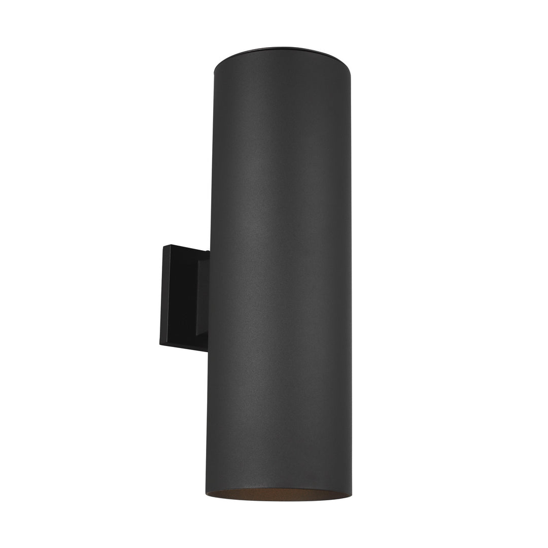 Visual Comfort Studio Canada - 8313902-12 - Two Light Outdoor Wall Lantern - Outdoor Cylinders - Black