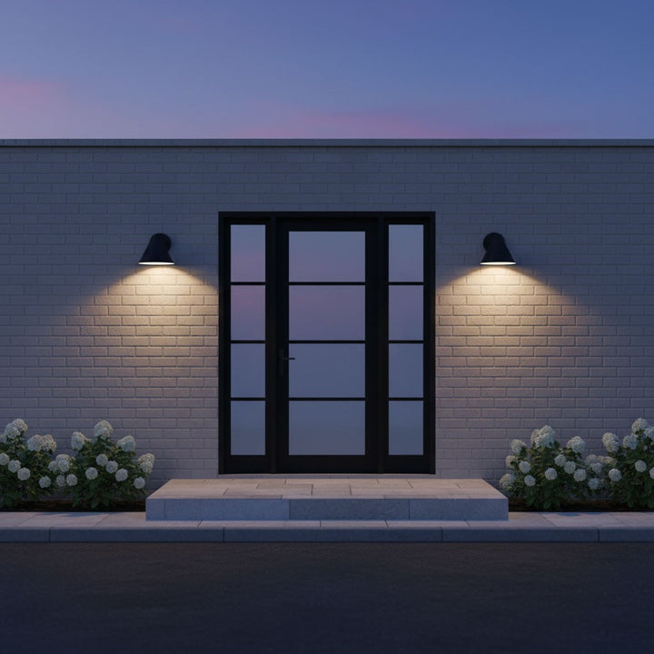 Generation Lighting Canada - 8438501-12 - One Light Outdoor Wall Lantern - Crittenden - Black