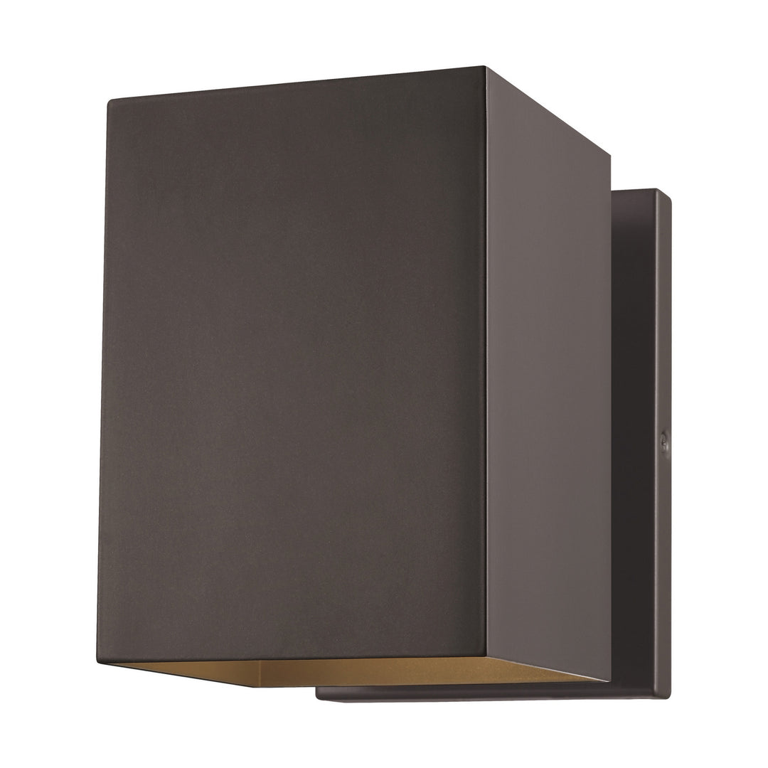 Pohl One Light Outdoor Wall Lantern in Bronze - available from The Lighting Shoppe, trusted by Canadian homeowners