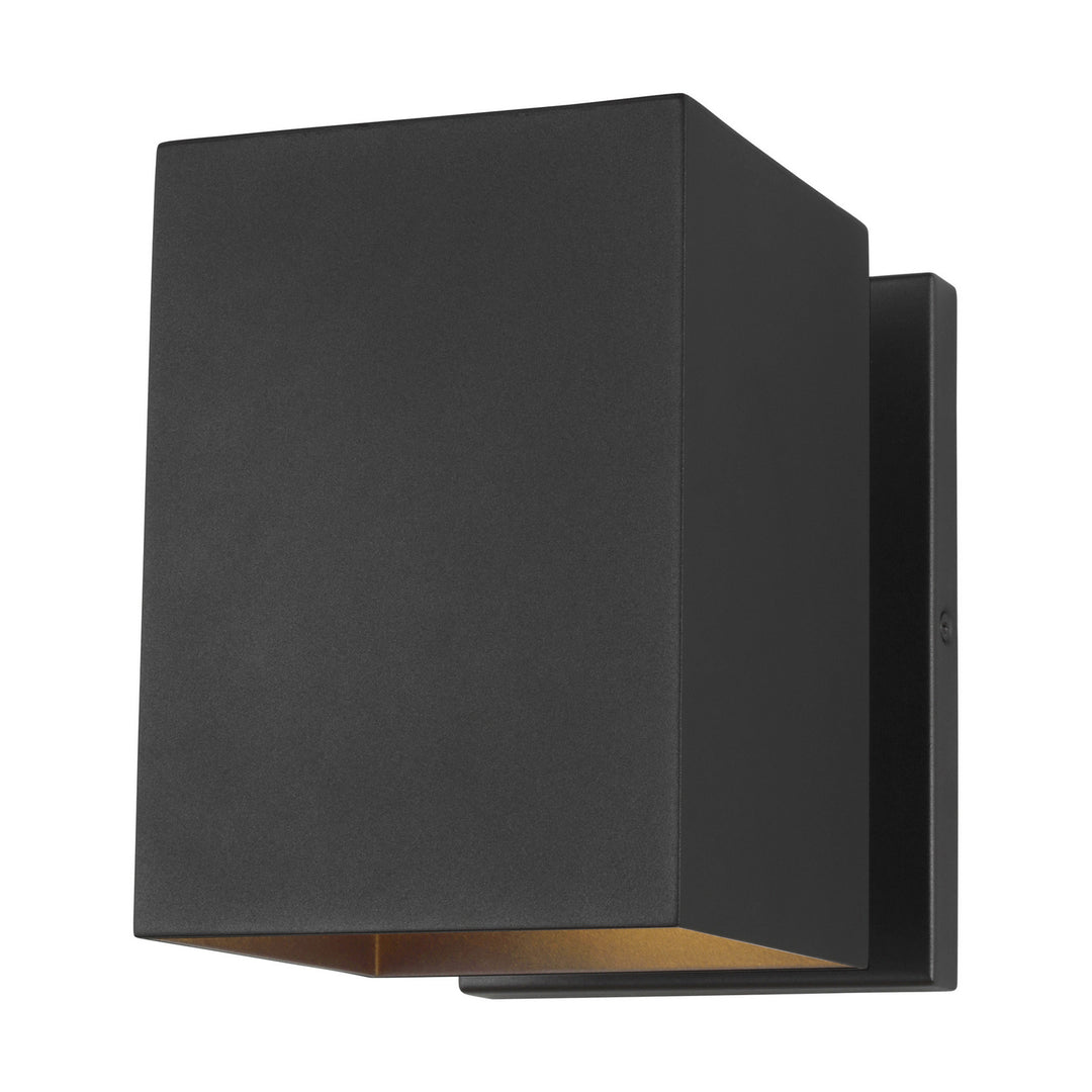 Pohl One Light Outdoor Wall Lantern in Black - available from The Lighting Shoppe, trusted by Canadian homeowners
