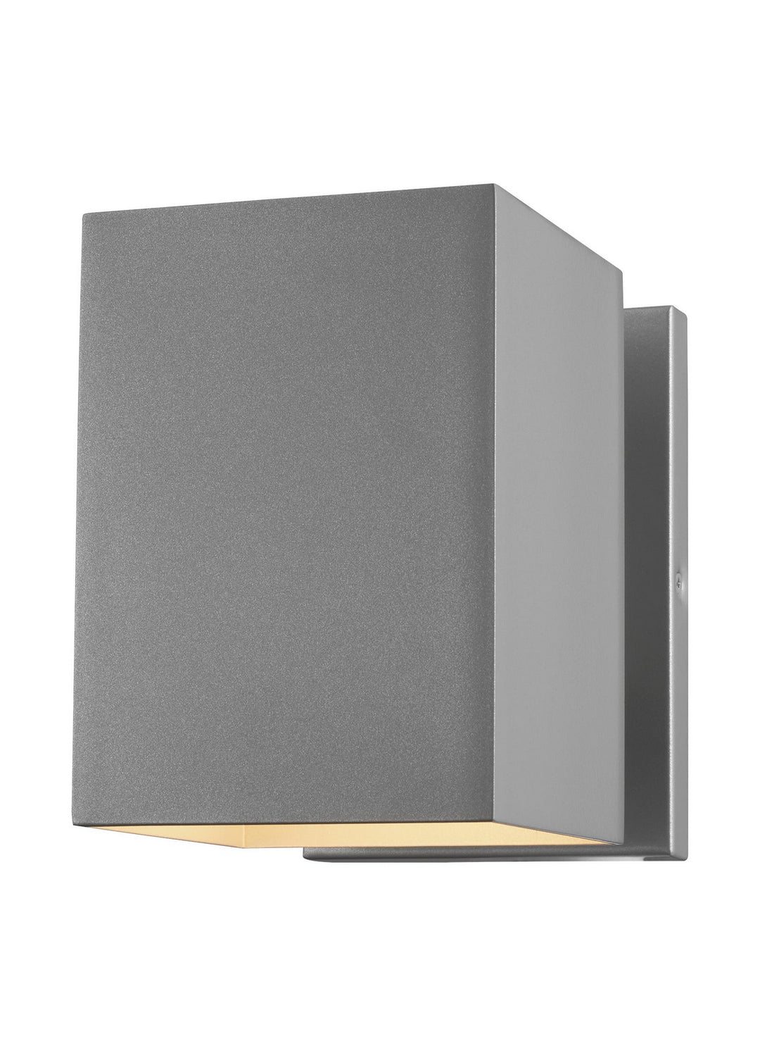 Pohl One Light Outdoor Wall Lantern in Painted Brushed Nickel - available from The Lighting Shoppe, trusted by Canadian homeowners