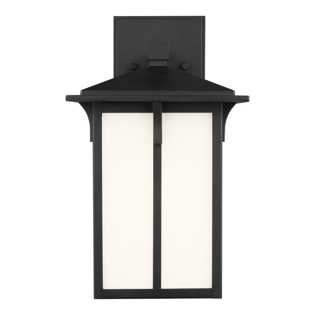 Tomek One Light Outdoor Wall Lantern in Black - available from The Lighting Shoppe, trusted by Canadian homeowners