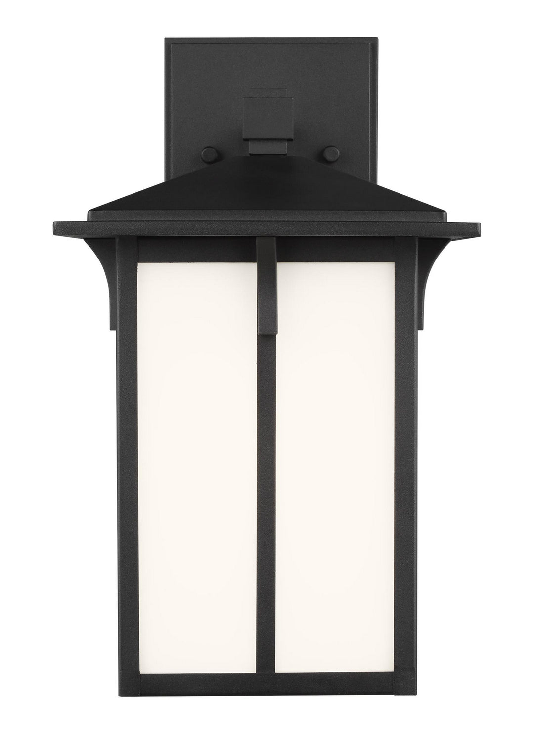 Tomek One Light Outdoor Wall Lantern in Black - available from The Lighting Shoppe, trusted by Canadian homeowners
