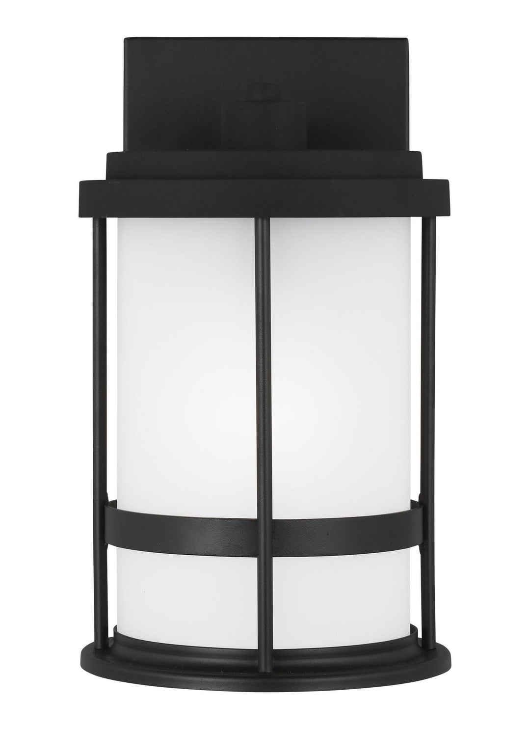 Wilburn One Light Outdoor Wall Lantern in Black - available from The Lighting Shoppe, trusted by Canadian homeowners