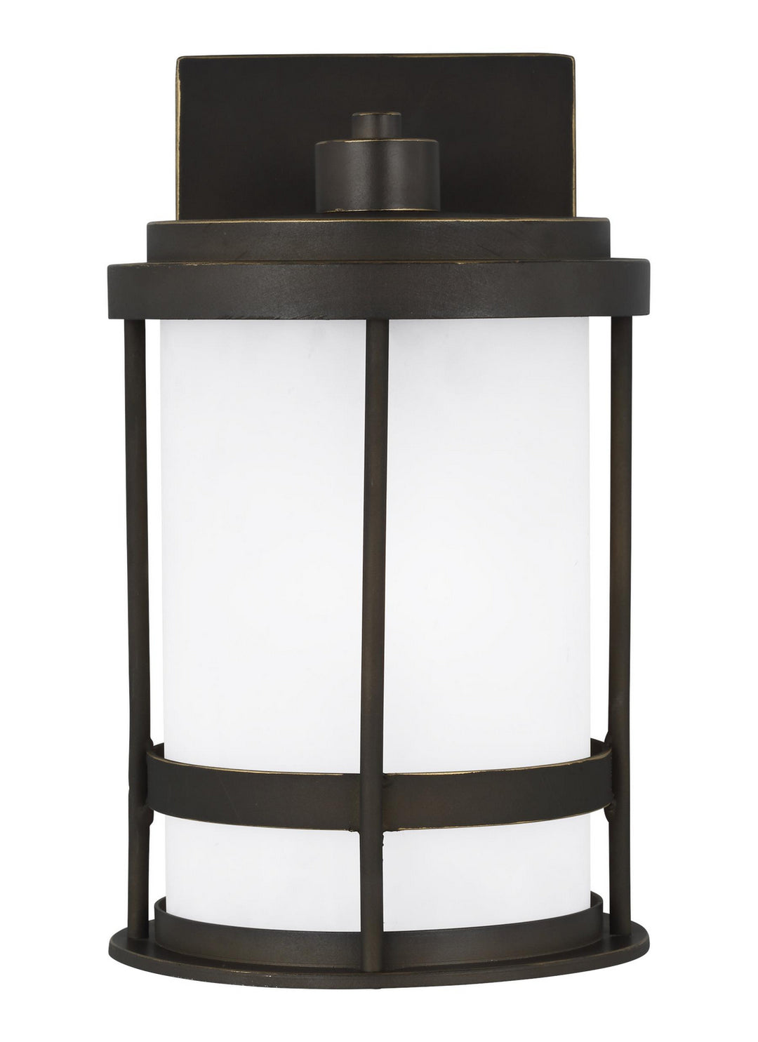 Wilburn One Light Outdoor Wall Lantern in Antique Bronze - available from The Lighting Shoppe, trusted by Canadian homeowners