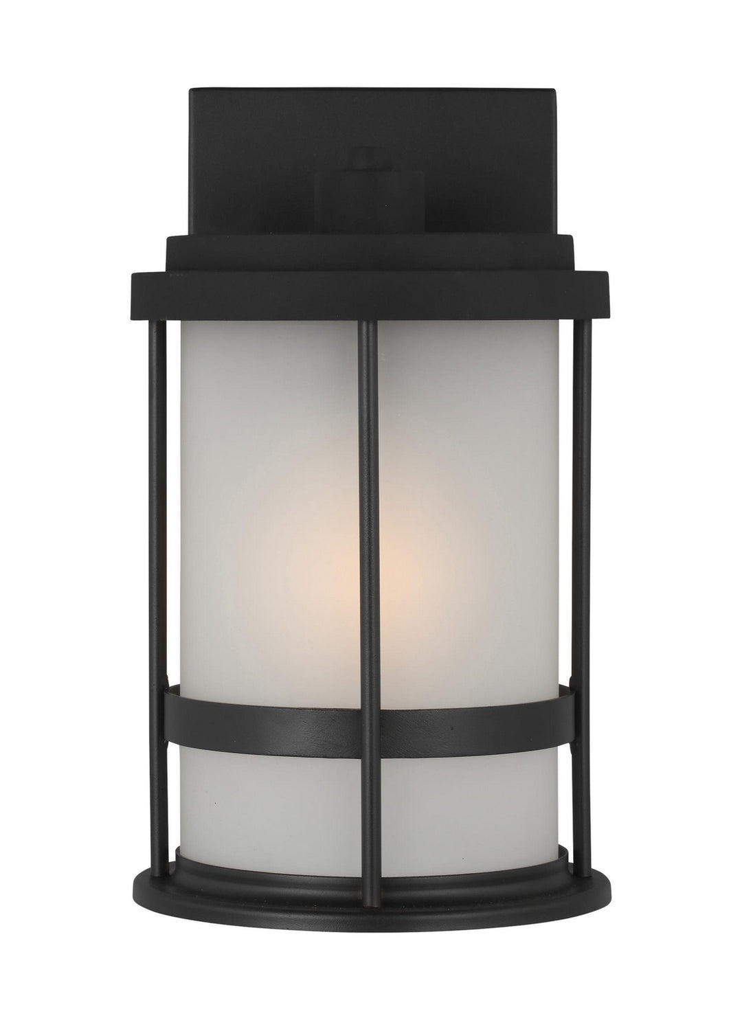 Wilburn One Light Outdoor Wall Lantern in Black - available from The Lighting Shoppe, trusted by Canadian homeowners