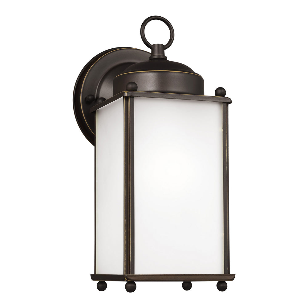 Generation Lighting Canada - 8593001-71 - One Light Outdoor Wall Lantern - New Castle - Antique Bronze