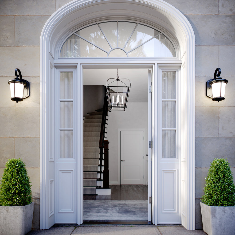 Generation Lighting Canada - 8619301-12 - One Light Outdoor Wall Lantern - Eddington - Black