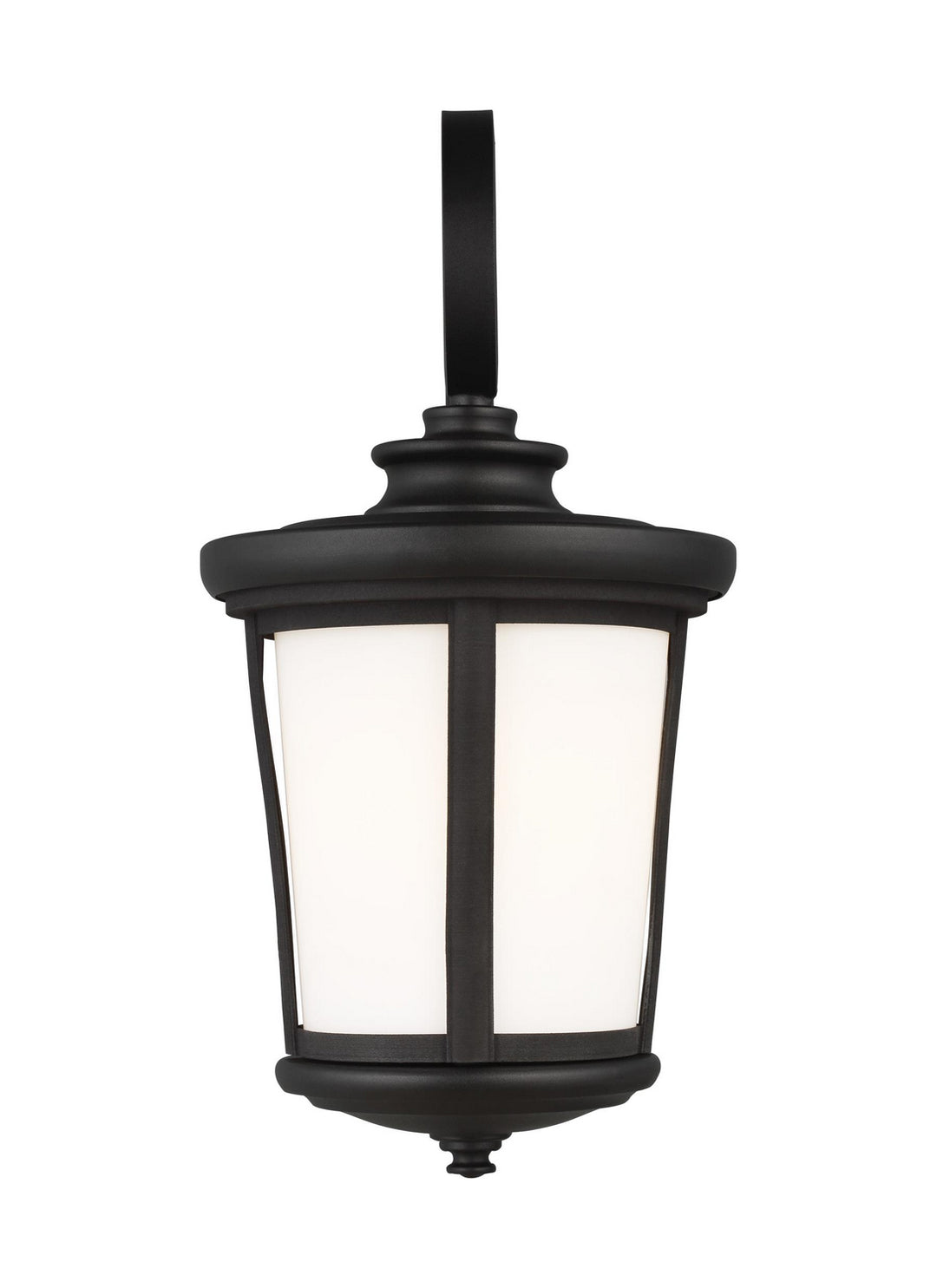 Eddington One Light Outdoor Wall Lantern in Black - available from The Lighting Shoppe, trusted by Canadian homeowners
