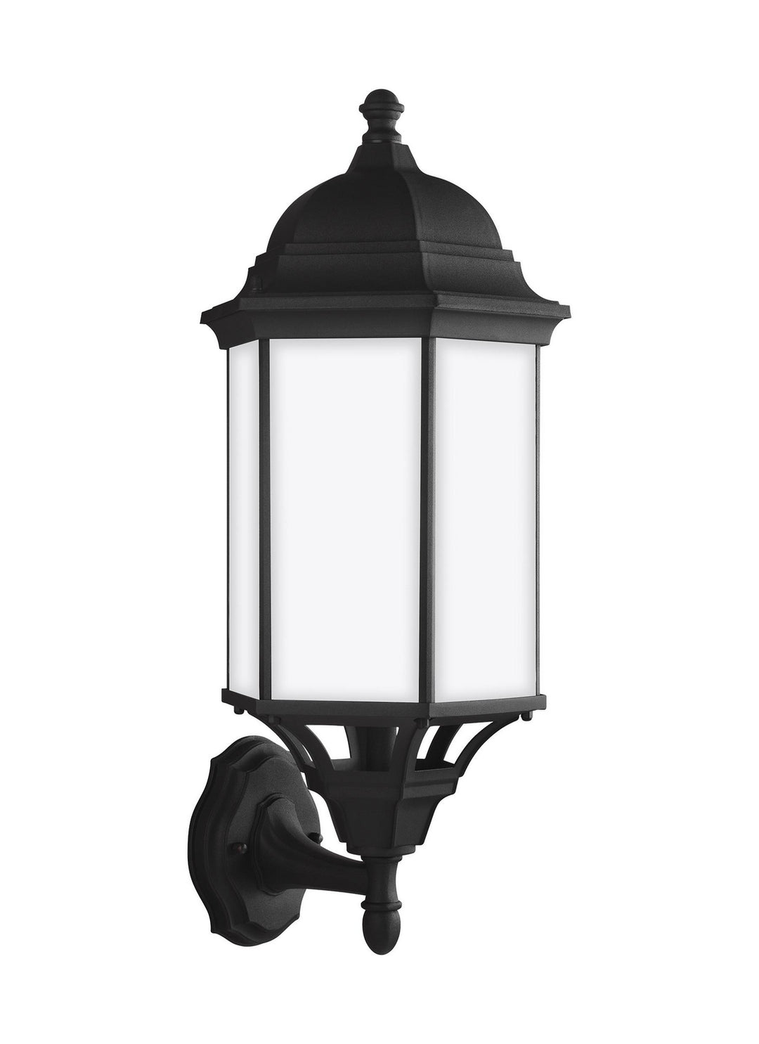 Sevier One Light Outdoor Wall Lantern in Black - available from The Lighting Shoppe, trusted by Canadian homeowners