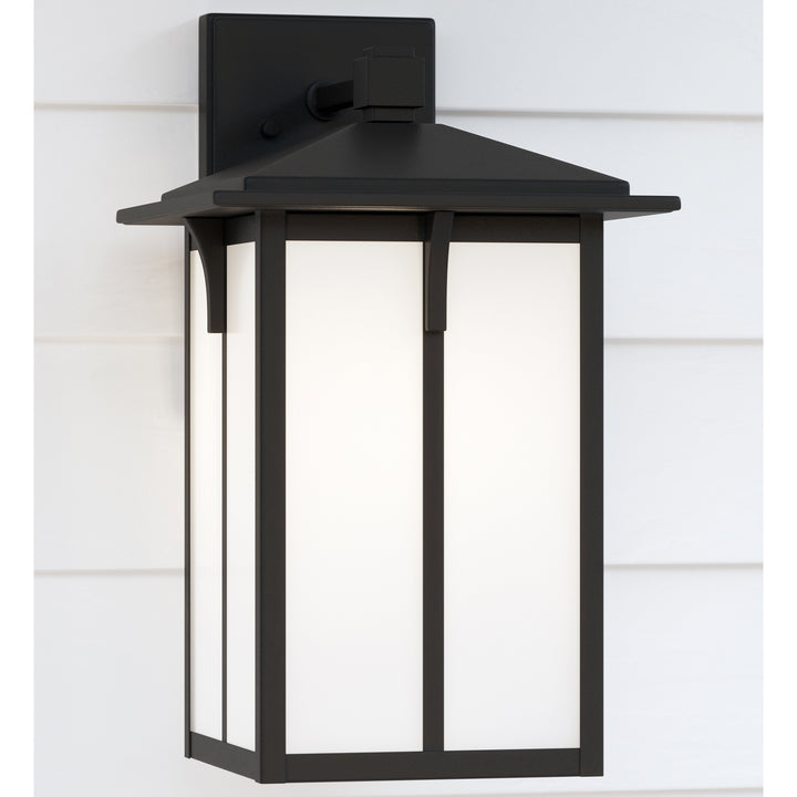 Generation Lighting Canada - 8652701-12 - One Light Outdoor Wall Lantern - Tomek - Black