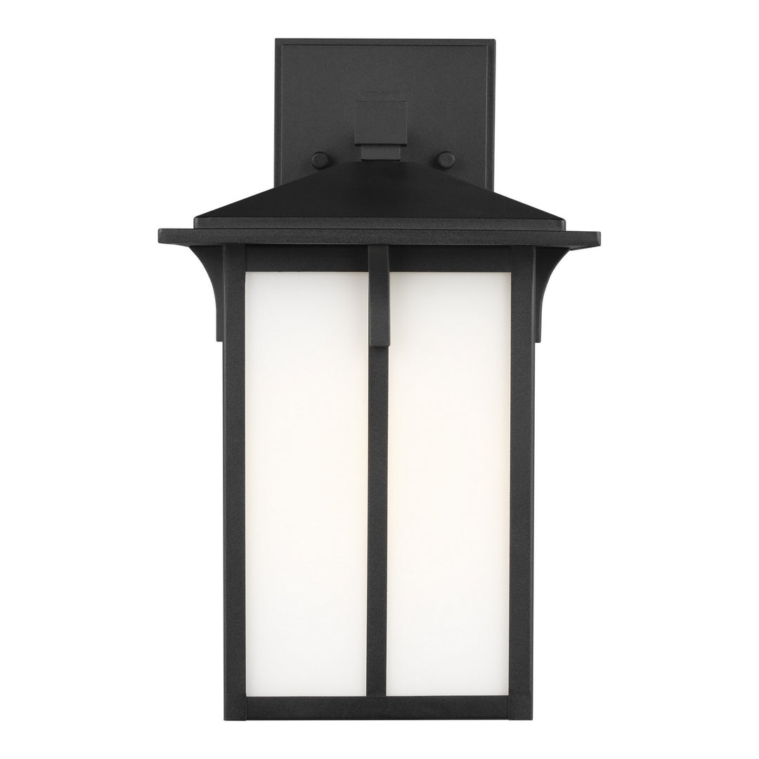 Tomek One Light Outdoor Wall Lantern in Black - available from The Lighting Shoppe, trusted by Canadian homeowners