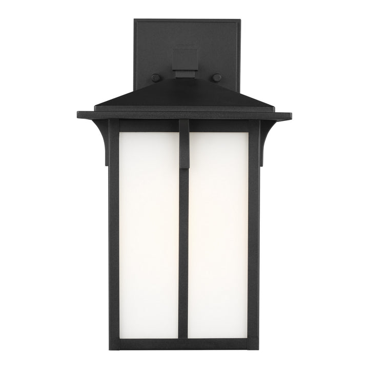 Tomek One Light Outdoor Wall Lantern in Black - available from The Lighting Shoppe, trusted by Canadian homeowners