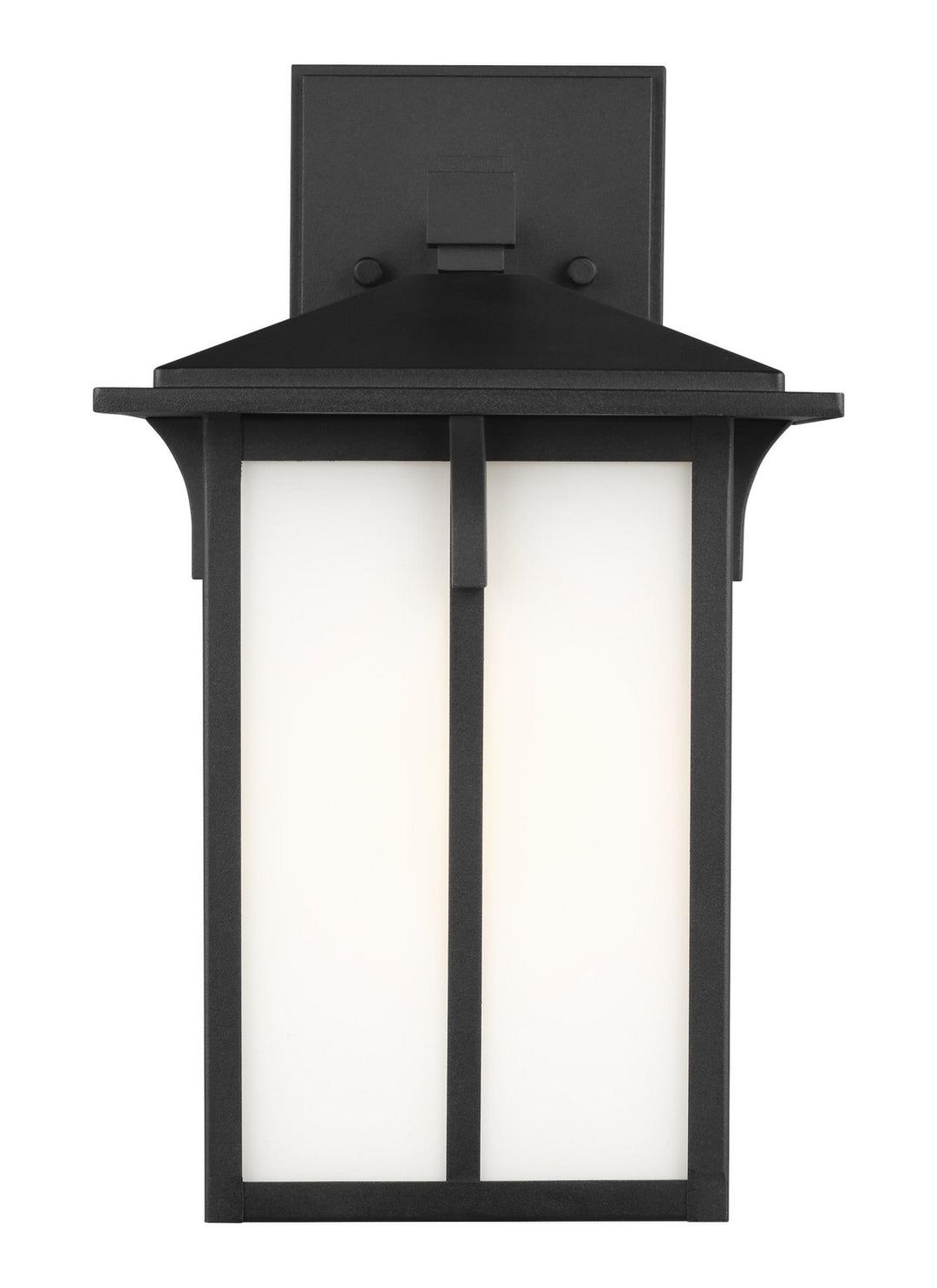 Tomek One Light Outdoor Wall Lantern in Black - available from The Lighting Shoppe, trusted by Canadian homeowners