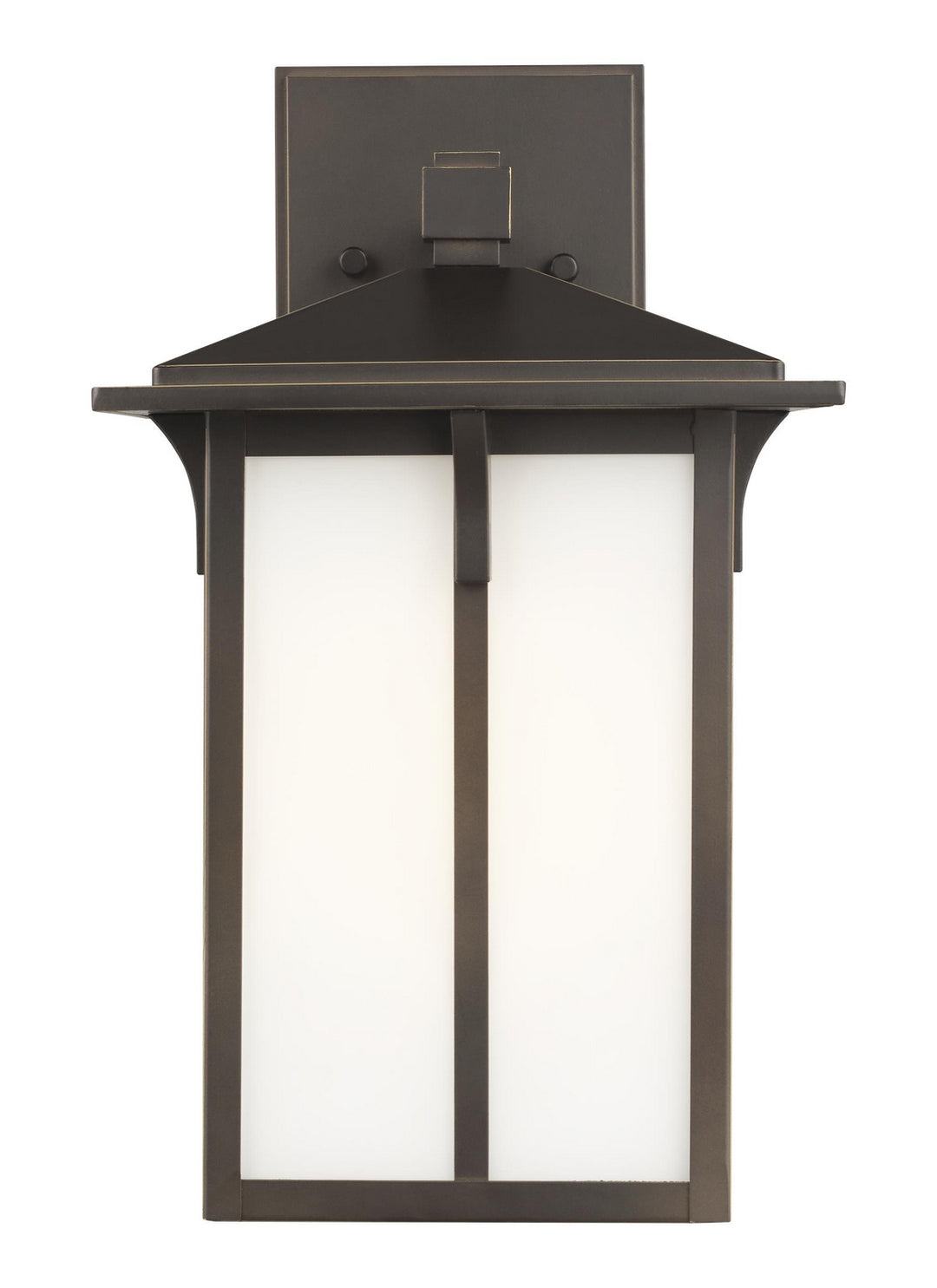 Tomek One Light Outdoor Wall Lantern in Antique Bronze - available from The Lighting Shoppe, trusted by Canadian homeowners