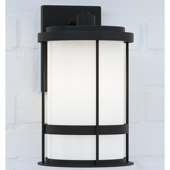 Generation Lighting Canada - 8690901-12 - One Light Outdoor Wall Lantern - Wilburn - Black