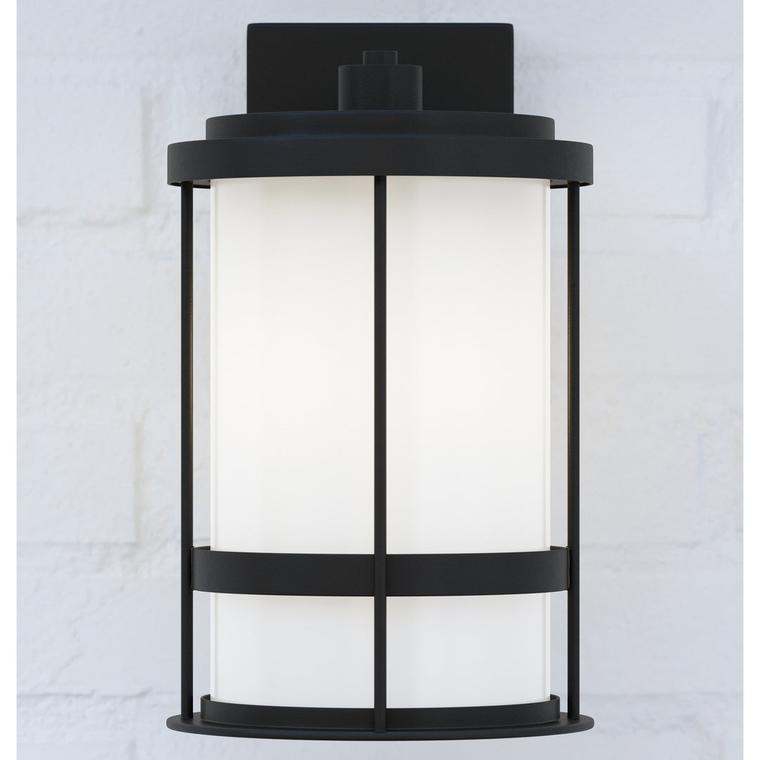 Generation Lighting Canada - 8690901-12 - One Light Outdoor Wall Lantern - Wilburn - Black