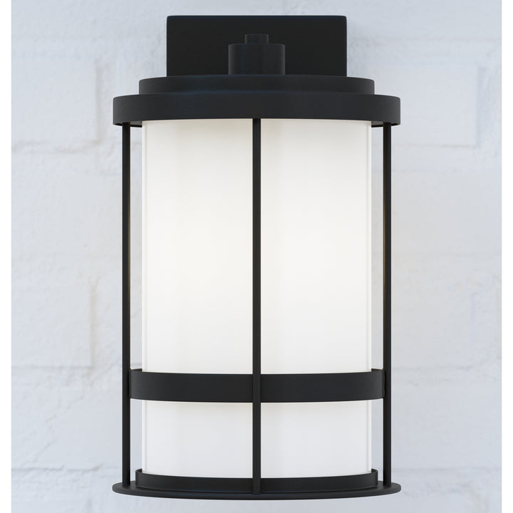 Generation Lighting Canada - 8690901-12 - One Light Outdoor Wall Lantern - Wilburn - Black