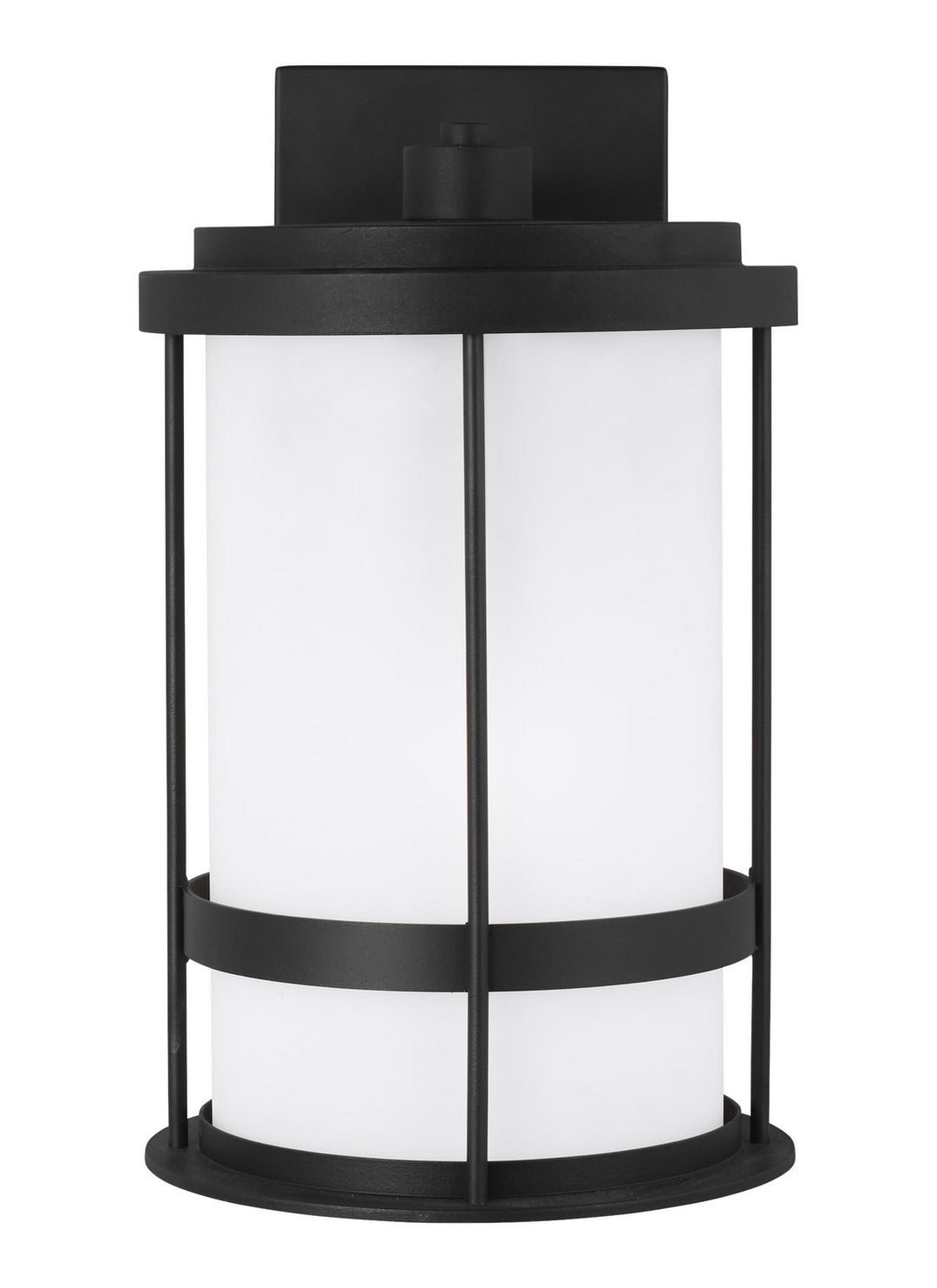 Wilburn One Light Outdoor Wall Lantern in Black - available from The Lighting Shoppe, trusted by Canadian homeowners