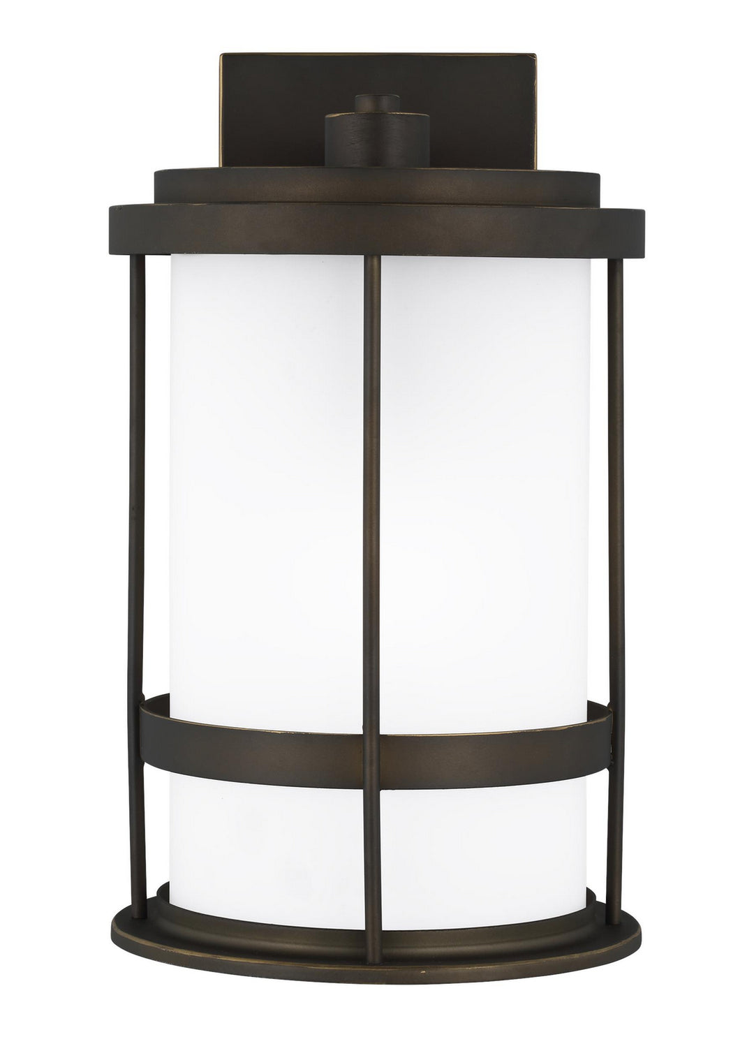 Wilburn One Light Outdoor Wall Lantern in Antique Bronze - available from The Lighting Shoppe, trusted by Canadian homeowners
