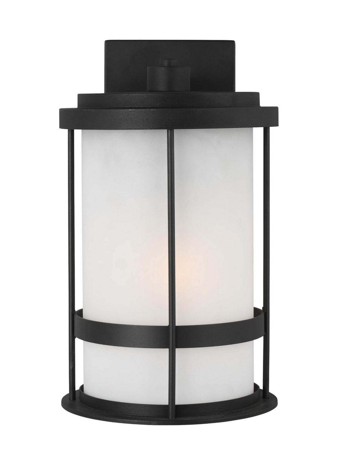 Wilburn One Light Outdoor Wall Lantern in Black - available from The Lighting Shoppe, trusted by Canadian homeowners