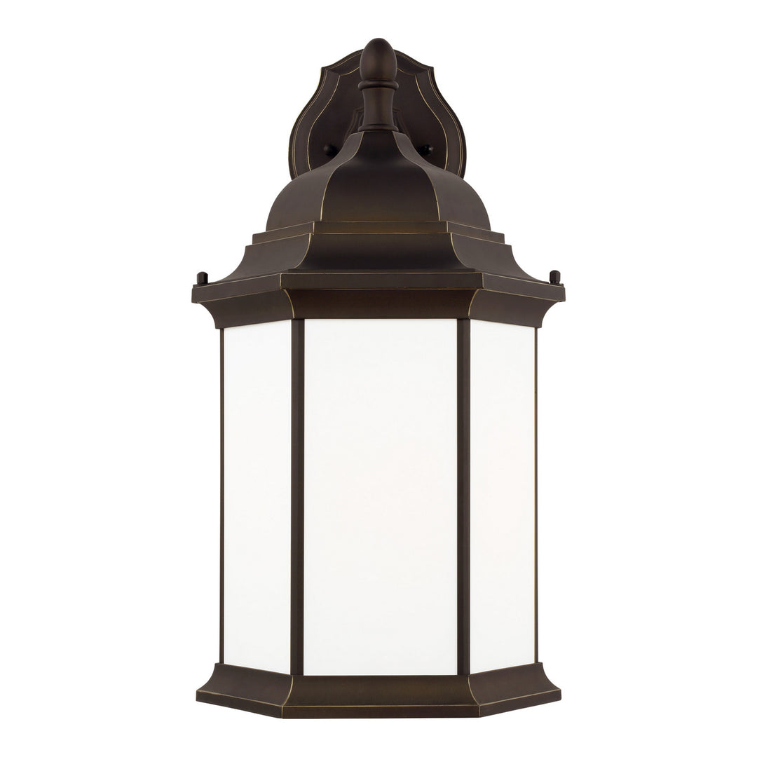 Sevier One Light Outdoor Wall Lantern in Antique Bronze - available from The Lighting Shoppe, trusted by Canadian homeowners