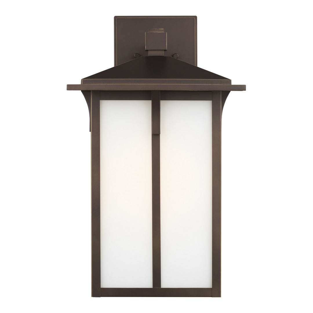 Tomek One Light Outdoor Wall Lantern in Antique Bronze - available from The Lighting Shoppe, trusted by Canadian homeowners