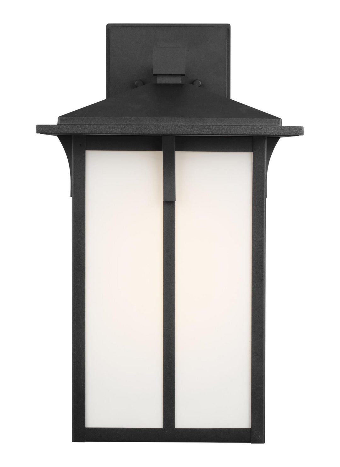Tomek One Light Outdoor Wall Lantern in Black - available from The Lighting Shoppe, trusted by Canadian homeowners
