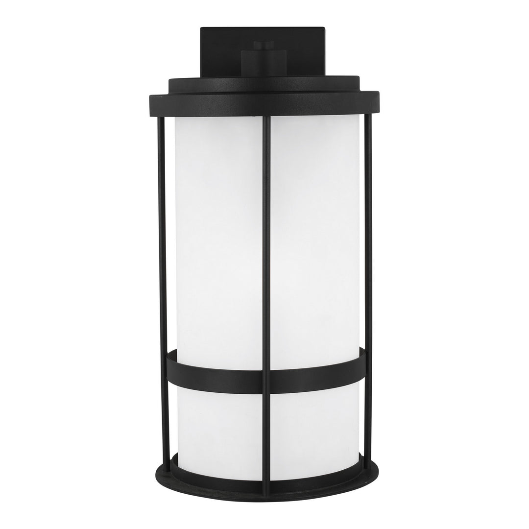 Wilburn One Light Outdoor Wall Lantern in Black - available from The Lighting Shoppe, trusted by Canadian homeowners