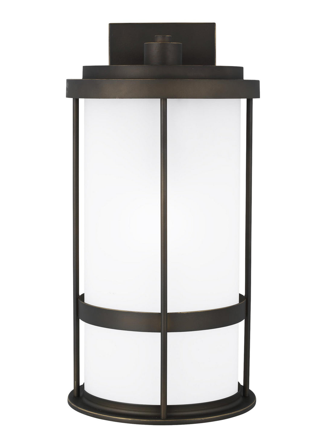Wilburn One Light Outdoor Wall Lantern in Antique Bronze - available from The Lighting Shoppe, trusted by Canadian homeowners