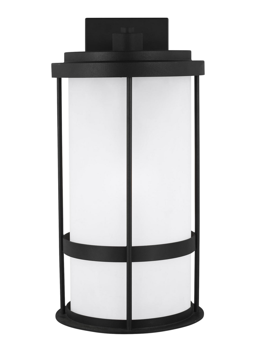 Wilburn One Light Outdoor Wall Lantern in Black - available from The Lighting Shoppe, trusted by Canadian homeowners