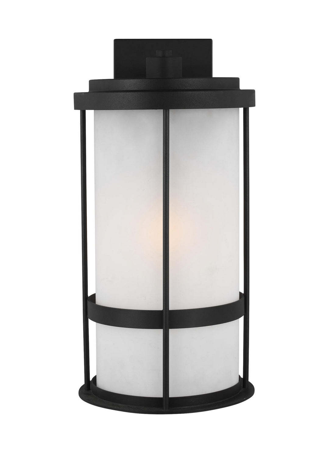 Wilburn One Light Outdoor Wall Lantern in Black - available from The Lighting Shoppe, trusted by Canadian homeowners