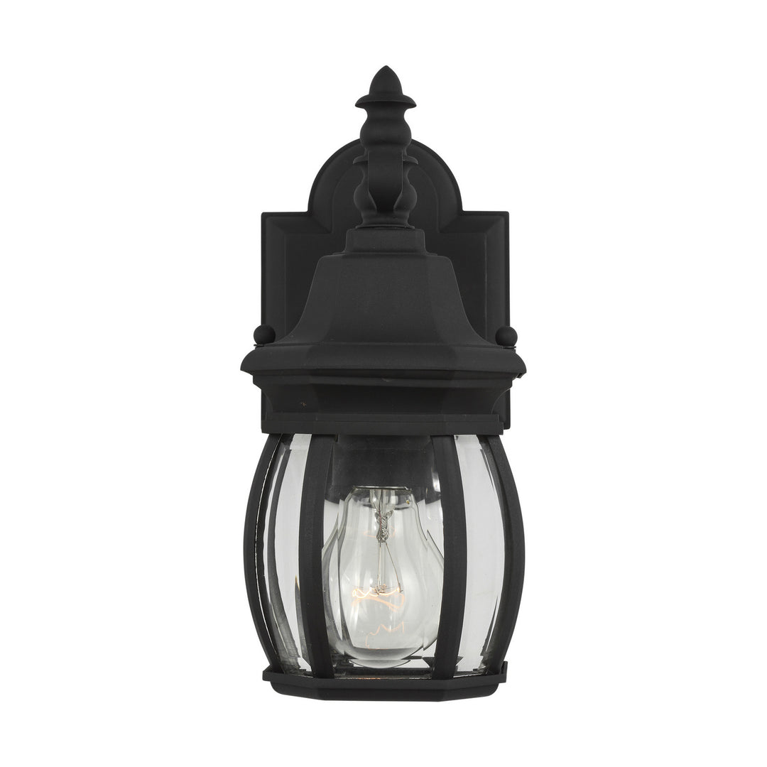 Wynfield One Light Outdoor Wall Lantern in Black - available from The Lighting Shoppe, trusted by Canadian homeowners