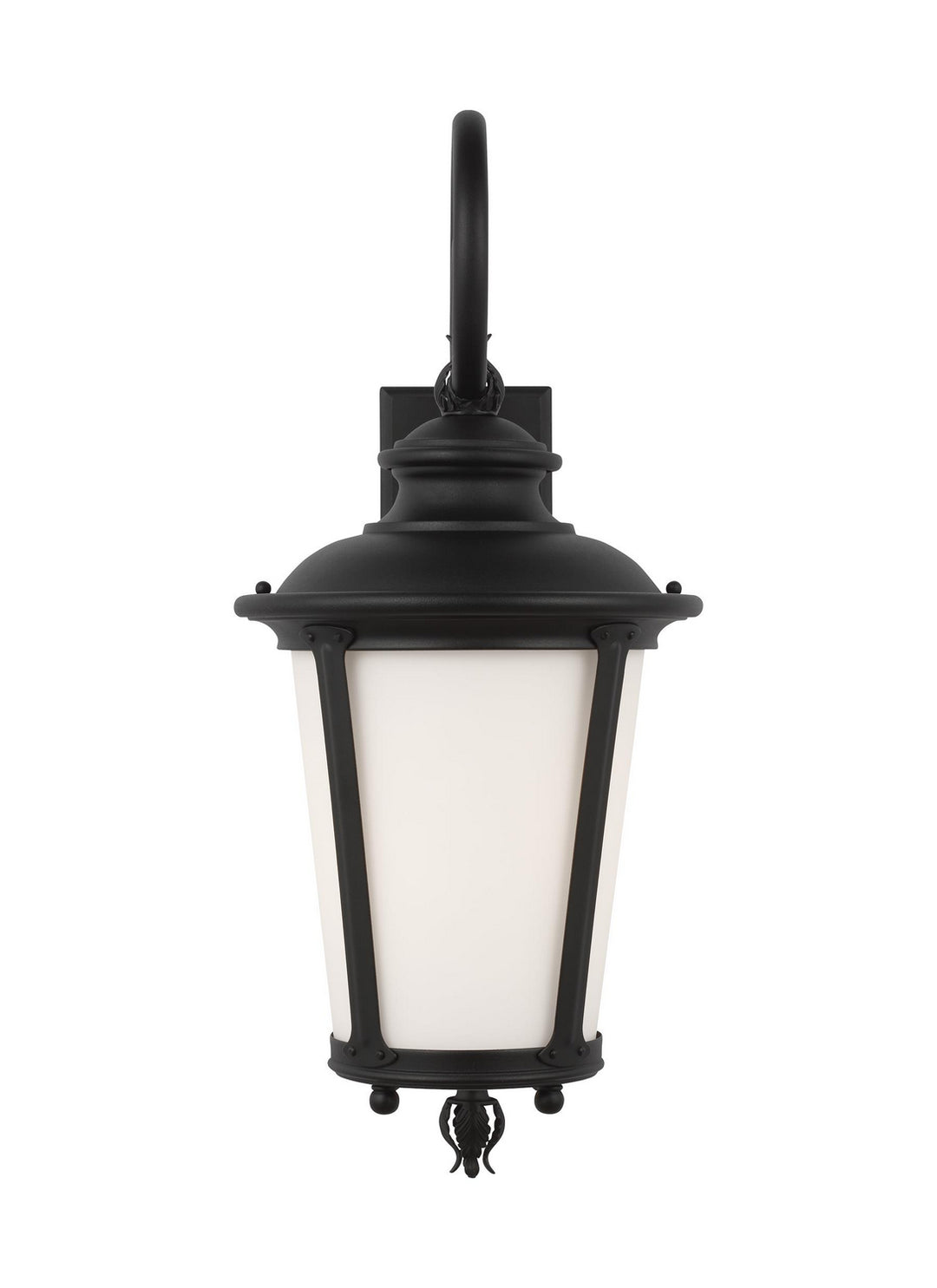 Cape May One Light Outdoor Wall Lantern in Black - available from The Lighting Shoppe, trusted by Canadian homeowners