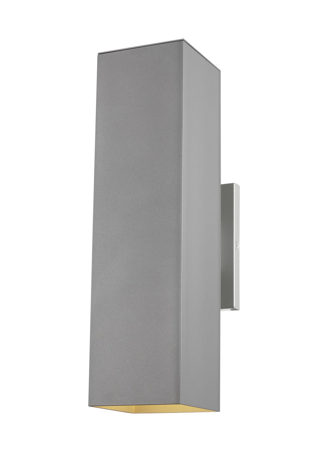 Pohl Two Light Outdoor Wall Lantern in Painted Brushed Nickel - available from The Lighting Shoppe, trusted by Canadian homeowners