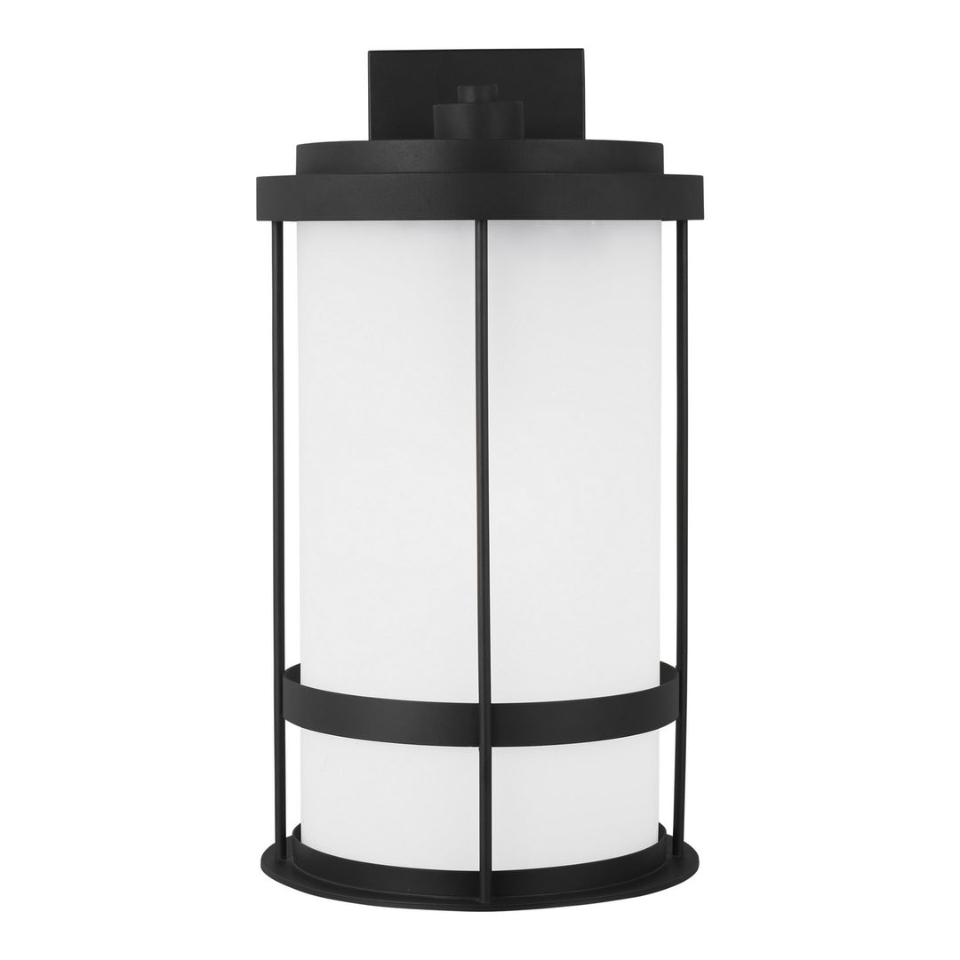 Wilburn One Light Outdoor Wall Lantern in Black - available from The Lighting Shoppe, trusted by Canadian homeowners