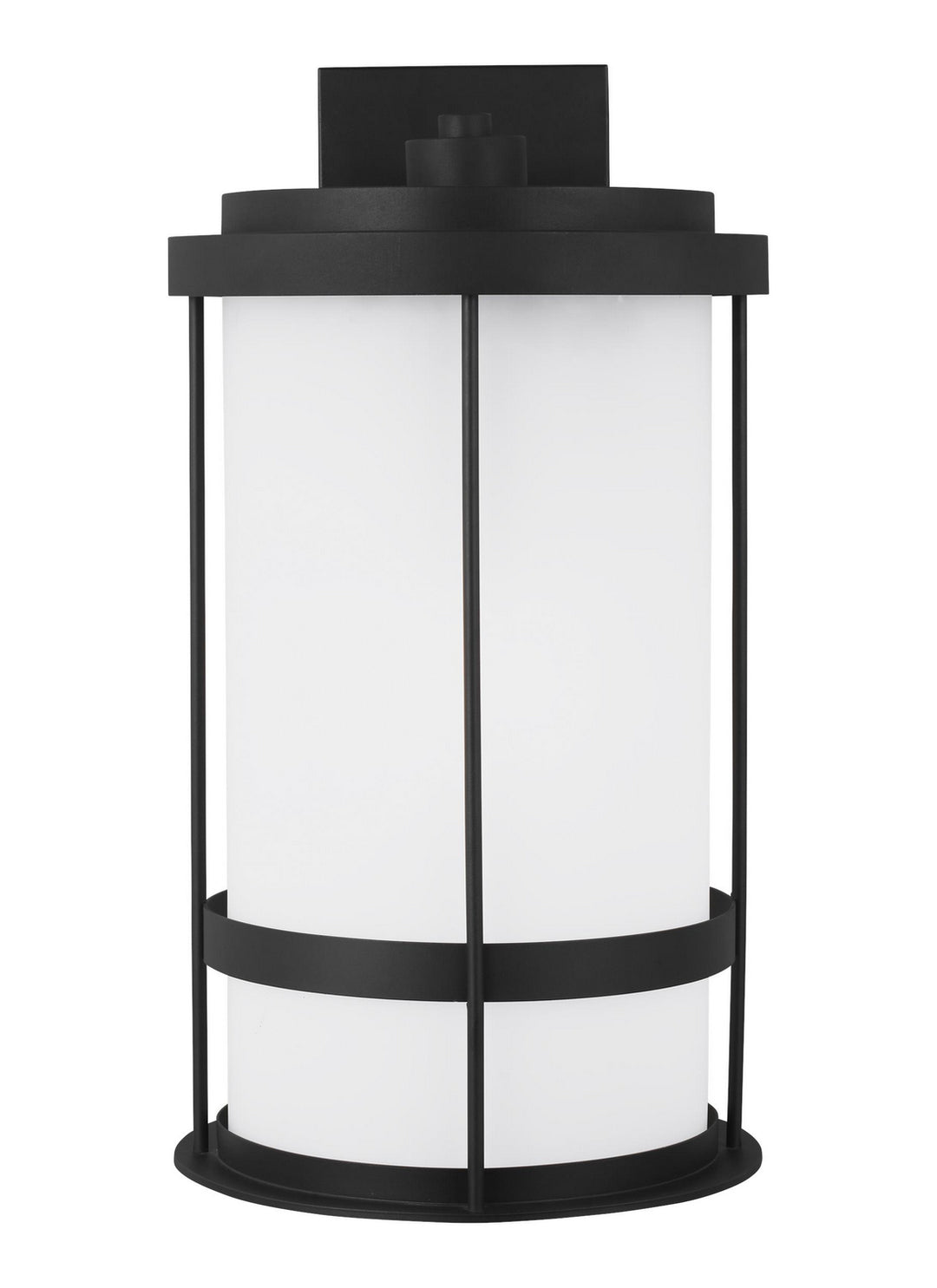 Wilburn One Light Outdoor Wall Lantern in Black - available from The Lighting Shoppe, trusted by Canadian homeowners