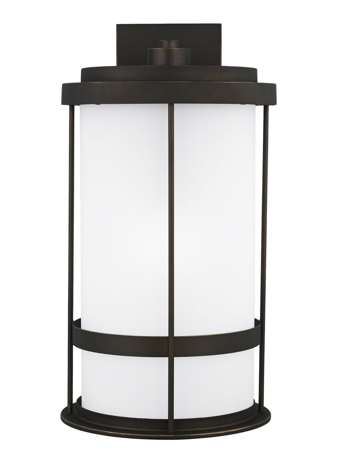 Wilburn One Light Outdoor Wall Lantern in Antique Bronze - available from The Lighting Shoppe, trusted by Canadian homeowners