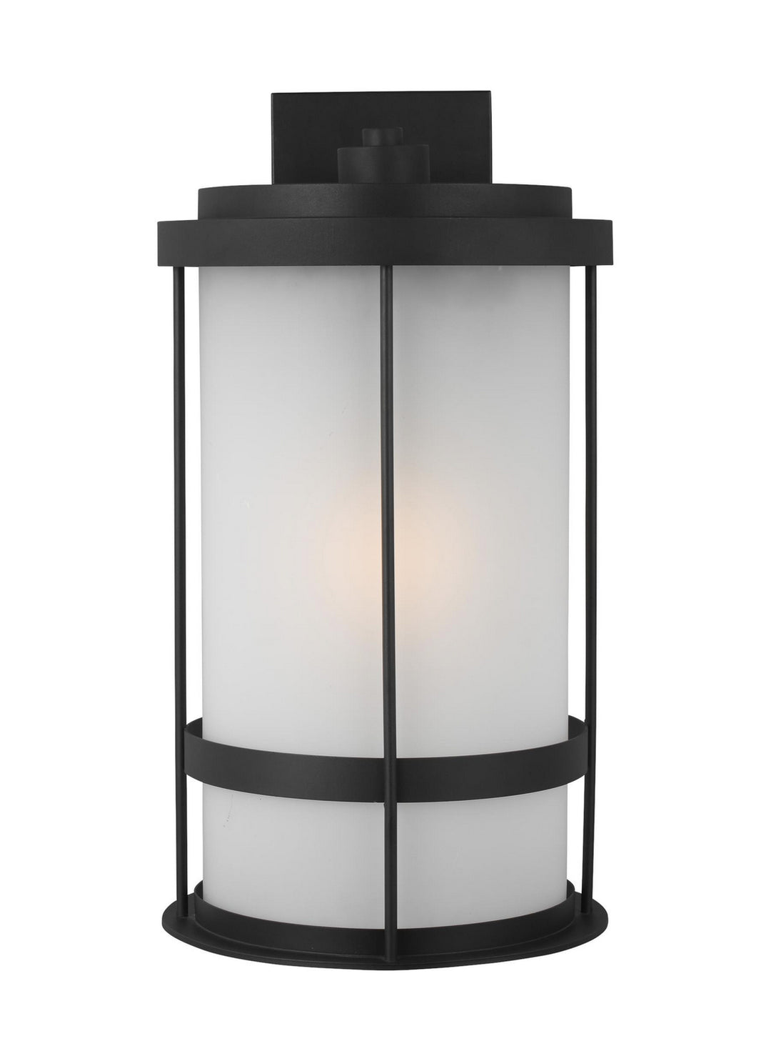Wilburn One Light Outdoor Wall Lantern in Black - available from The Lighting Shoppe, trusted by Canadian homeowners