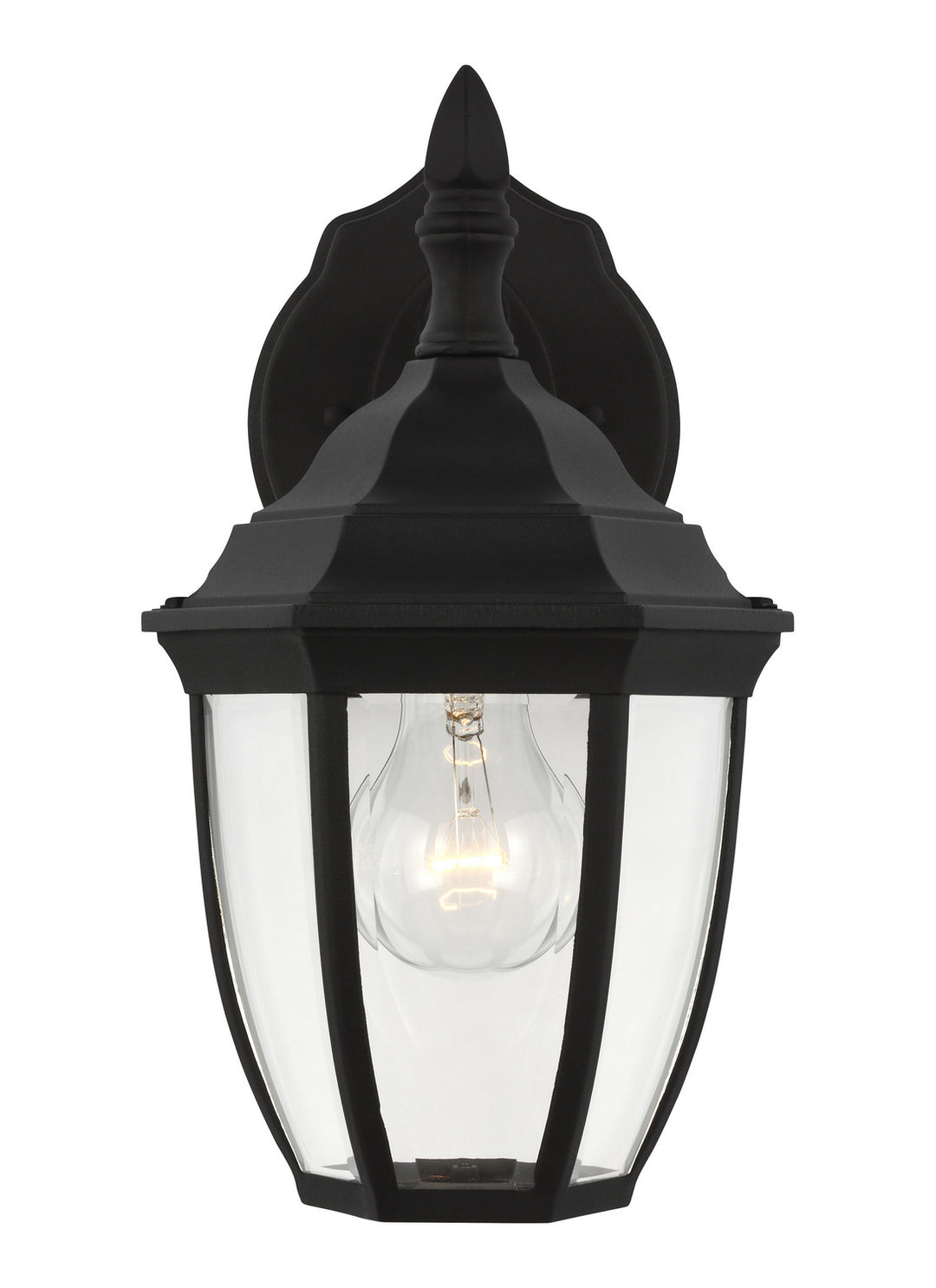 Bakersville One Light Outdoor Wall Lantern in Black - available from The Lighting Shoppe, trusted by Canadian homeowners