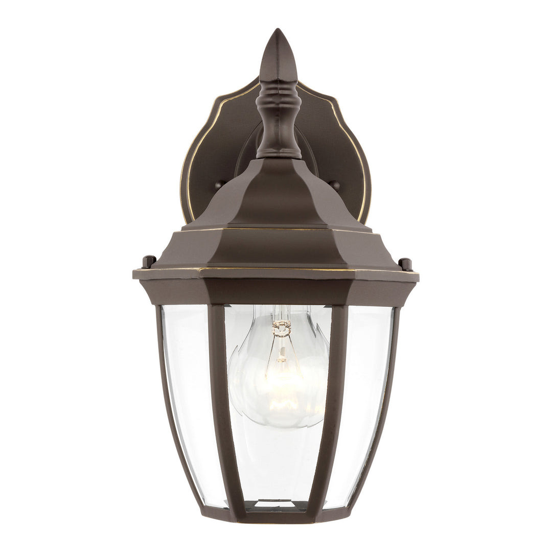 Bakersville One Light Outdoor Wall Lantern in Antique Bronze - available from The Lighting Shoppe, trusted by Canadian homeowners